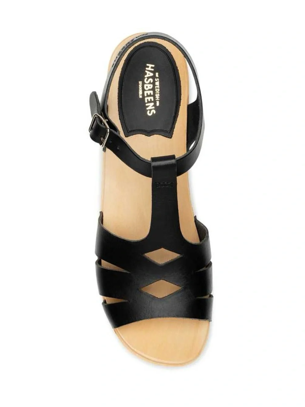 NEW Swedish Hasbeens Ellen black size 7 (37) women’s clogs shoes sandals